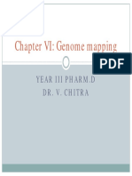 Chapter VI: Genome Mapping: Year Iii Pharm.D Dr. V. Chitra