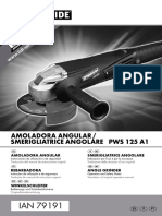 Amoladora Angular PWS 125 A1 PDF