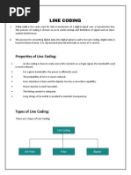 Line Coding and Block Coding