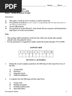 S3 Ict Paper One PDF