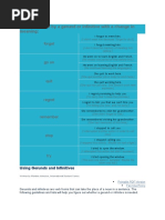 Gerund or Infinitive