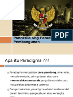 PANCASILA SBG Paradigma PEMBANGUNAN (Pertemuan 12-15)