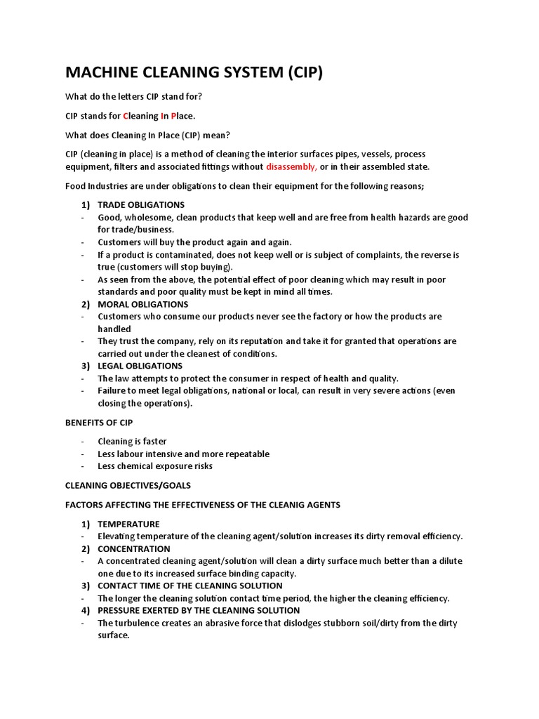 Cip Notes | PDF | Chemistry | Nature