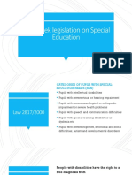 The Greek Legislation On Special Education