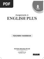 Assignment in English Plus Class 8 Teachers Handbook PDF