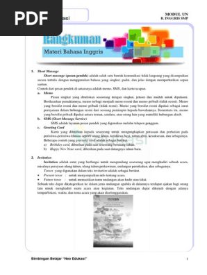 Un Smp B Inggris Pdf Pdf