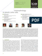 Controlling Nanomorphology in Plastic Solar Cells: Ice - Science