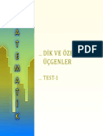 Dik Ve Ozel Ucgenler Test 1 PDF