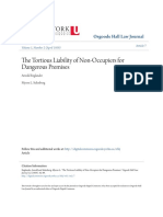 The Tortious Liability of Non-Occupiers for Dangerous Premises.pdf