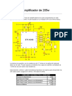 Amplificador de 205w