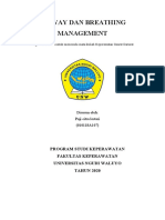 Airway Dan Breathing Management: Tugas Ini Disusun Untuk Memenuhi Mata Kuliah Keperawatan Gawat Darurat