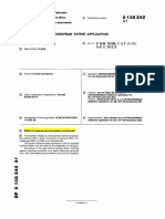 European Patent Application, 0138242A1, Corona Virus Vaccine Method, dated 1983