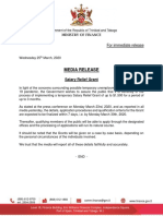 Media Release Salary Relief Grant PDF
