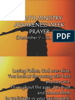 Youth Ministry Awareness Week Prayer