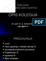 PIS - Uvodno Predavanje