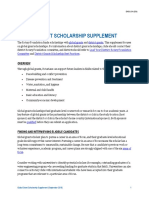 Global Grant Scholarship Supplement: Global Grants District Grants