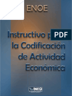 Instructivo Codificacion ACT ECO