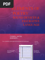 Elements of Poetry:: Sound Devices & Figurative Language