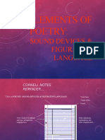 Elements of Poetry:: Sound Devices & Figurative Language