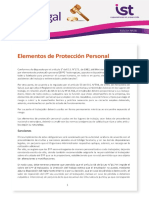 Boletin Ist Legal #28 Elementos de Protección Personal PDF