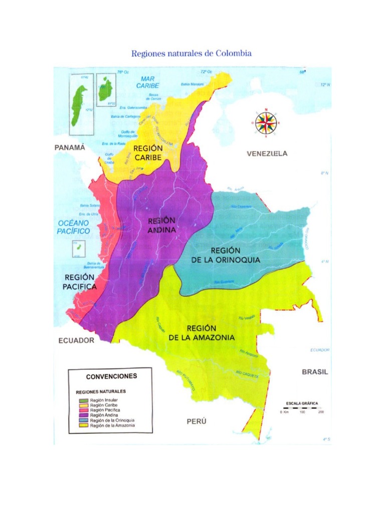 Seis Regiones Naturales de Colombia | PDF | Andes | Colombia
