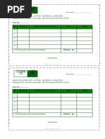 Template Nota Microsoft Word - Green Purworejo