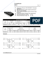 1000 Base - T Magnetics Modules P/N: Gst5009 LF Data Sheet: Feature