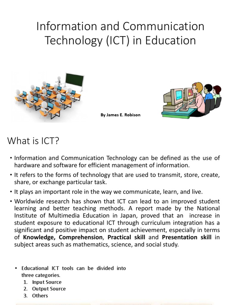 ICT in Education: Benefits and Challenges | PDF | Educational ...