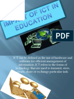 Impact of Ict in Education