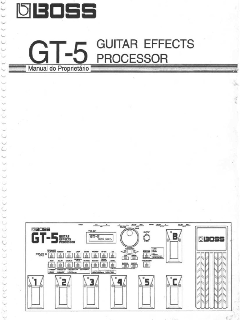 Manual Boss GT-5 PT