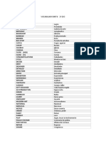 Vocabulary Unit 6 1º PDF