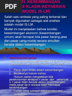 Download Model Keseimbangan Sintesis Klasik Keynesian Model is Lm by anggun_wahyuni SN45828303 doc pdf