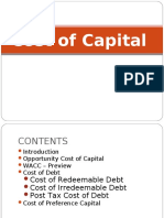 Cost of Capital