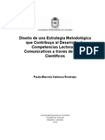Diseño de Una Estrategia Metodológica Que Contribuya Al Desarrollo de Competencias Lectoras y Comunicativas A Través de Textos Científicos PDF
