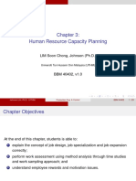 Human Resource Capacity Planning: LIM Soon Chong, Johnson (PH.D.)