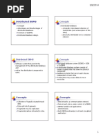 Distributed DBMS Concepts