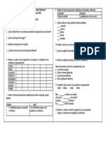 Taller de Repaso Español Primer Periodo Grado Cuarto