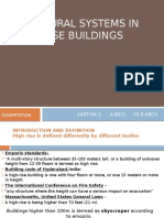 Structural Systems in High-Rise Buildings: Karthik.S A-9021 S9 B.Arch