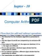 Chapter - 10: Computer Arithmetic