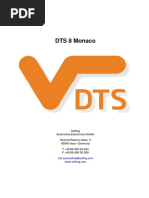 Dts Monaco User Manual