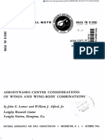 Nasa Estimativa de Centro Aerodinamico Asa