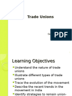 Trade Unions: Course Code: HRM101 L: 32-33