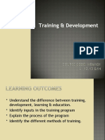 Training & Development