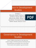 Governance in Development Studies