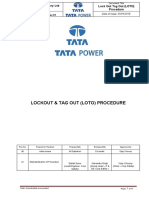 The Tata Power Company LTD Lock Out Tag Out (LOTO) Procedure