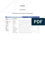 Facebook: This Part Helps You To Improve/change You Facebook Settings