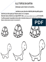 GABARITS tortues à découper