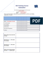 EGI Training Course Evaluation TEMPLATE-v1