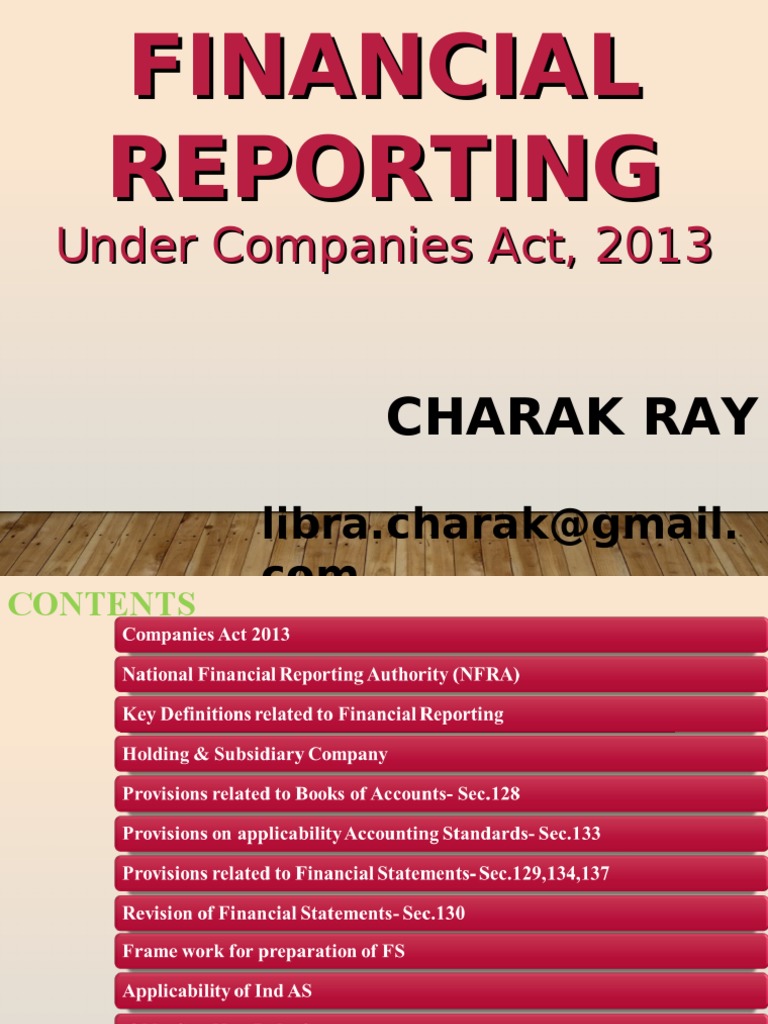 Financial Reporting | PDF | International Financial Reporting Standards