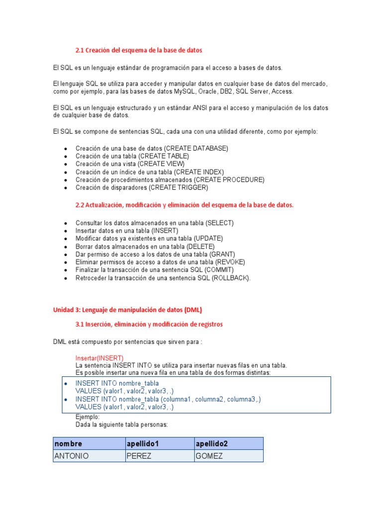 Taller de Base de Datos | PDF | SQL | Gestión de datos